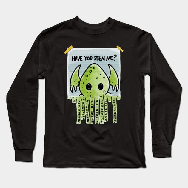 Call Cthulu Long Sleeve T-Shirt by Walmazan